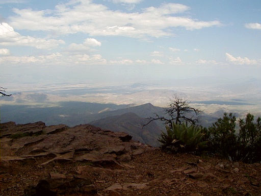 29 - Hazy view into Mexico from the South Rim