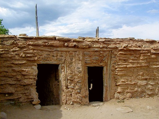 45 - Anasazi State Park, Anasazi reconstruction