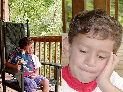 17 - Resting on the porch after enjoying the pool