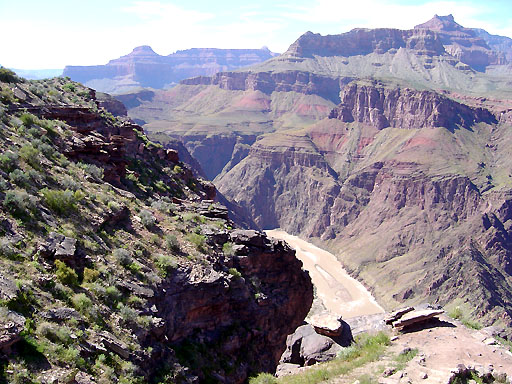 46 - Looking down to the river