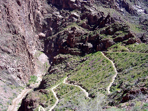 61 - Bright Angel trail switchbacks