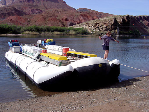 1b - Our boat at Lees Ferry