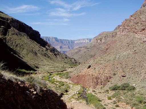 25 - Follow creek down for many miles