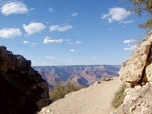 62 - Reaching the south rim in late afternoon