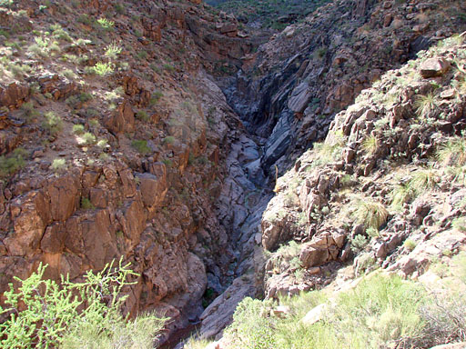 28 - Looking down on Monument Creek