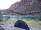 10 - Red Canyon camp at the Colorado River