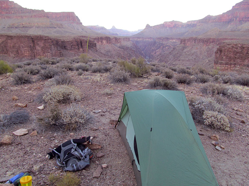 41 - Campsite on Tonto Plateau