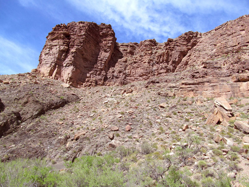 44 - Cliff at Boucher Creek