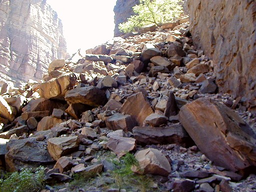 39 - Now you climb down the Papago Slide