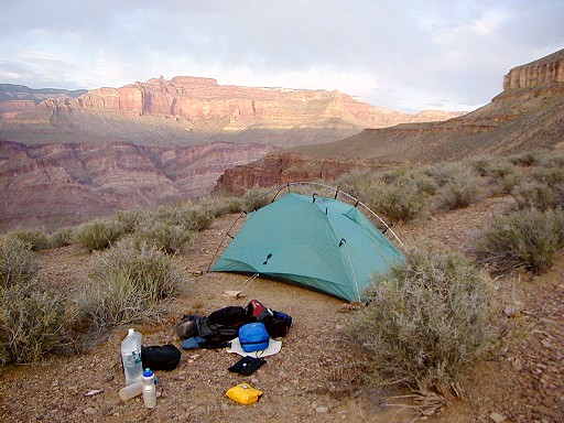 16 - Camp on the Tonto Plateau