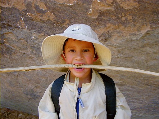 19 - Aboriginal boy with spear