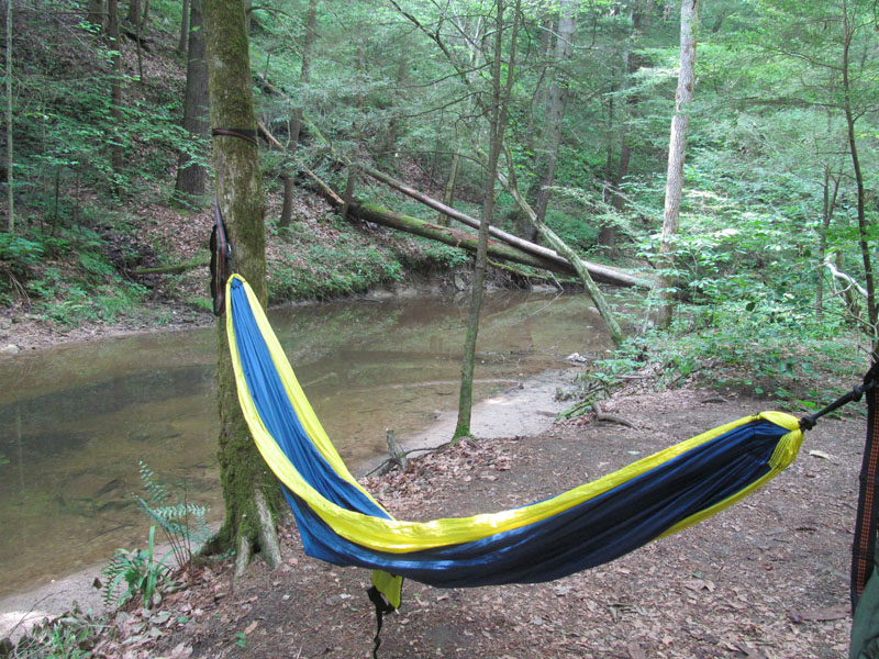 10 - Hammock by the stream