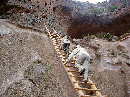 20 - Climbing up to the Ceremonial Cave