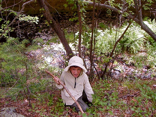 33 - Aboriginal boy with spear