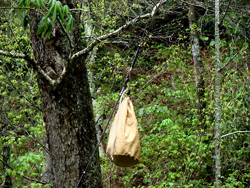 10 - Pulley system for food bag