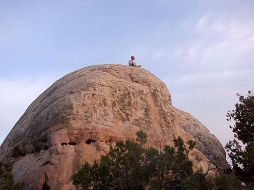 64 - David on a Rock