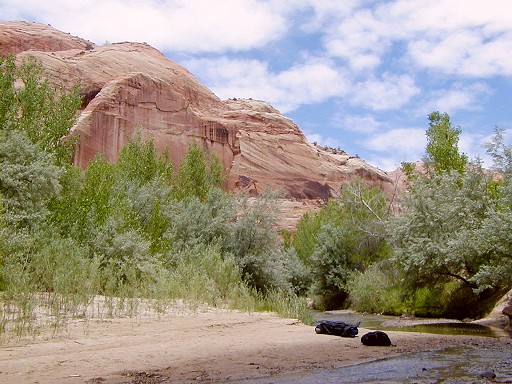 02 - We started hiking up the Escalante River