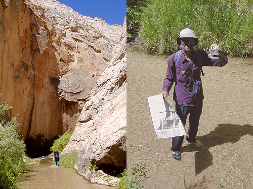 10 - Death Hollow - the half-barefoot Aussie hiker had a bad shoe