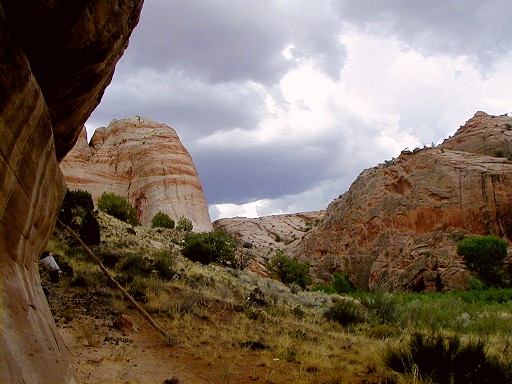 34 - A storm approaches our Boulder Creek campsite