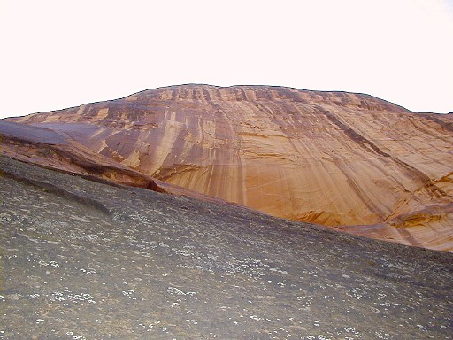 73 - Looking up at a cliff