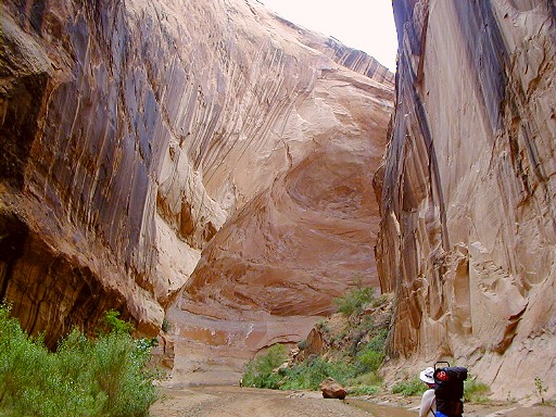 99 - Our last campsite was a football-field size cave, bigger than this