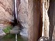 24 - I climbed through this foot-wide slot canyon (front & back views)
