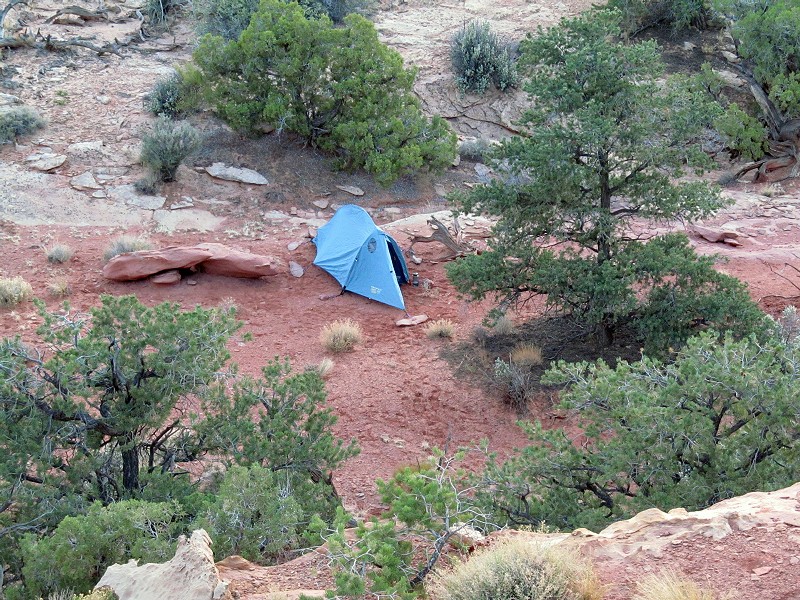 08 - Our campsite on Frying Pan Trail