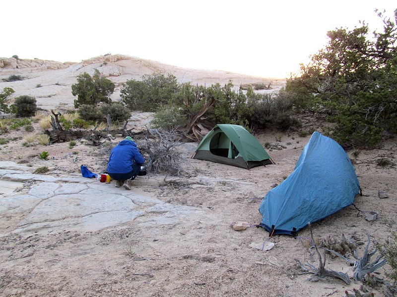 37 - Our clifftop campsite