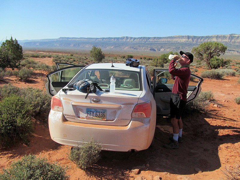 42 - Parked after nasty dirt roads