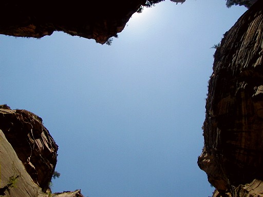 08 - Looking up at Deep Creek confluence